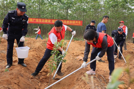 春暖三月學雷鋒 植樹護綠正當時